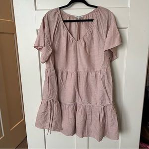 Pink Madewell Dress Size XL with pockets